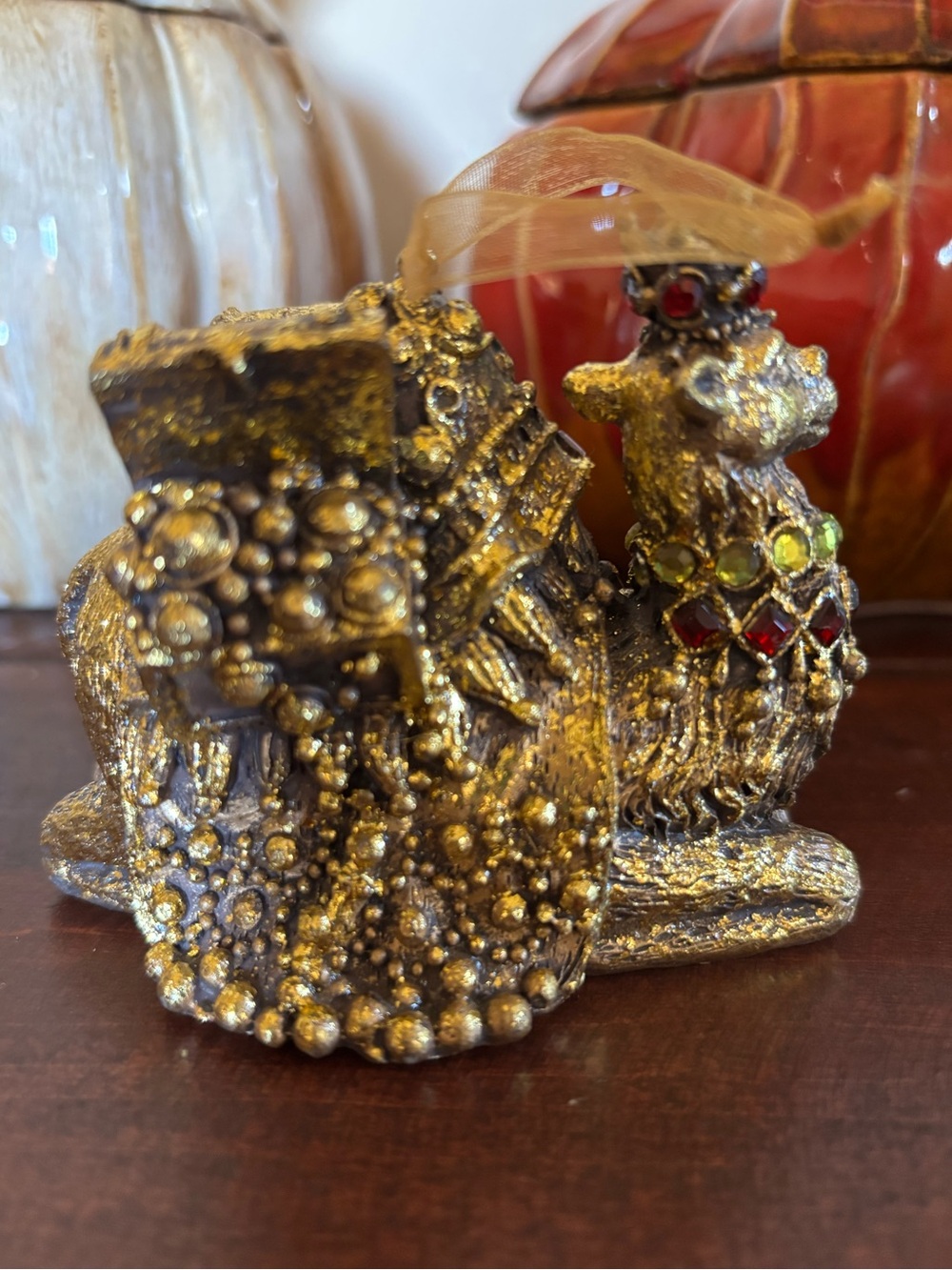 Holiday Camel with Rhinestones Wisemen Nativity Camel - Picture 4 of 6